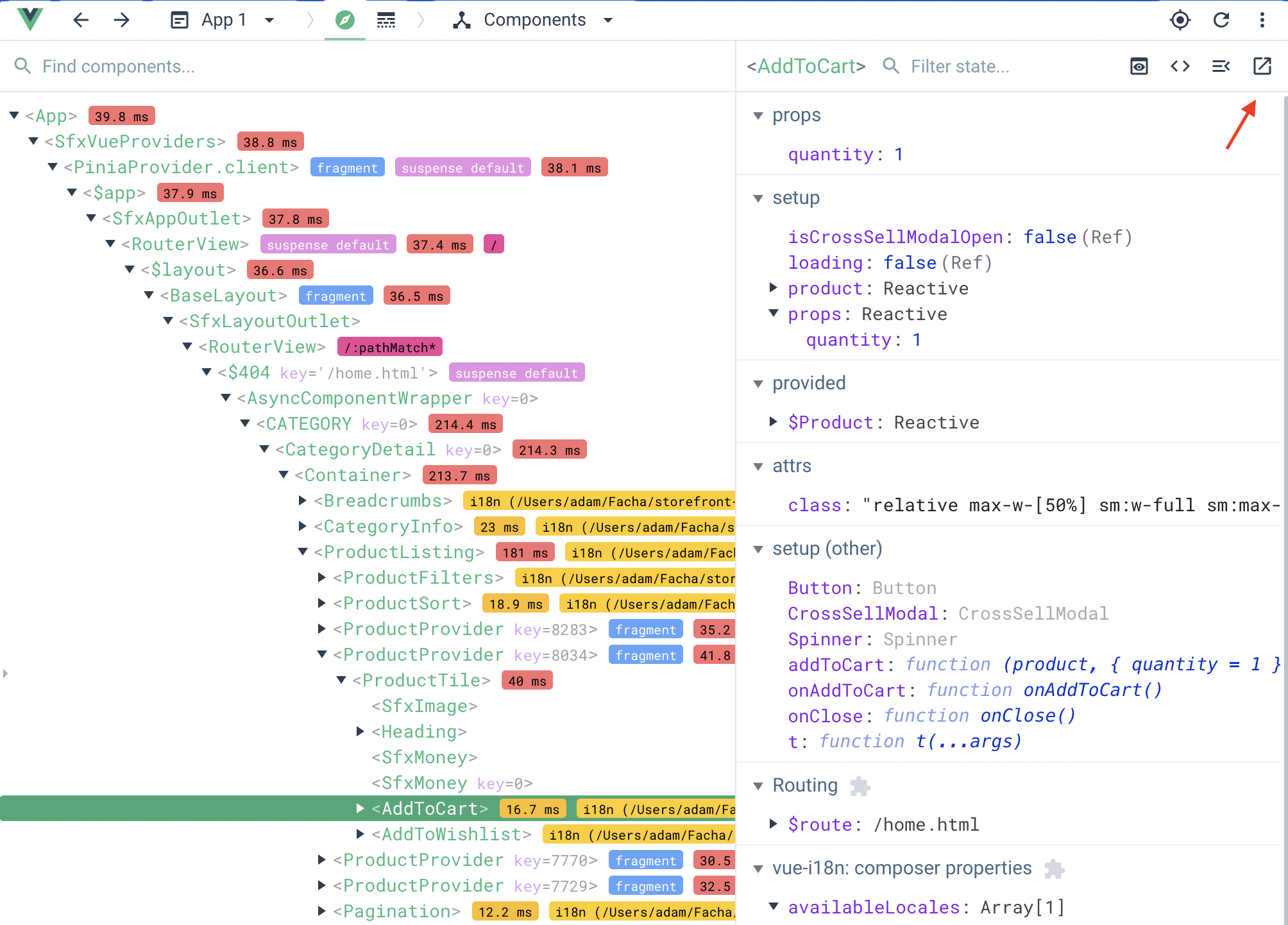 Vue devtools